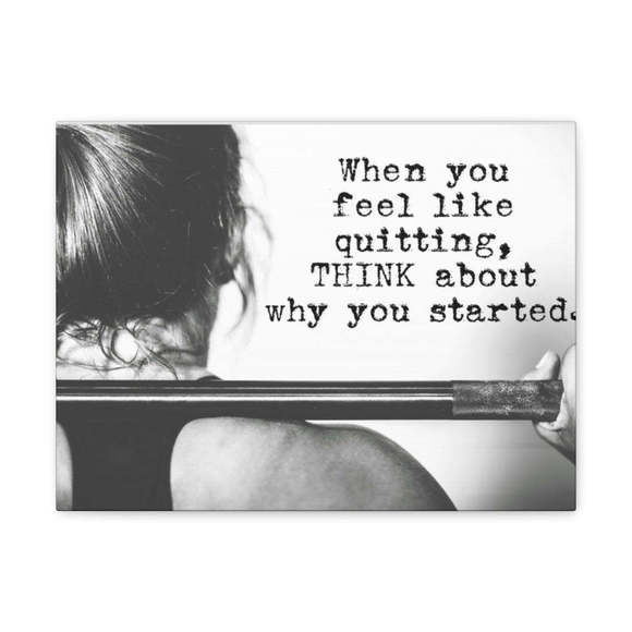 Inspirational Wall ArtFeel Like Quitting Motivation Wall Decor for Home Office